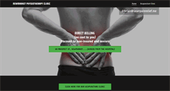 Desktop Screenshot of newmarketphysiotherapy.ca